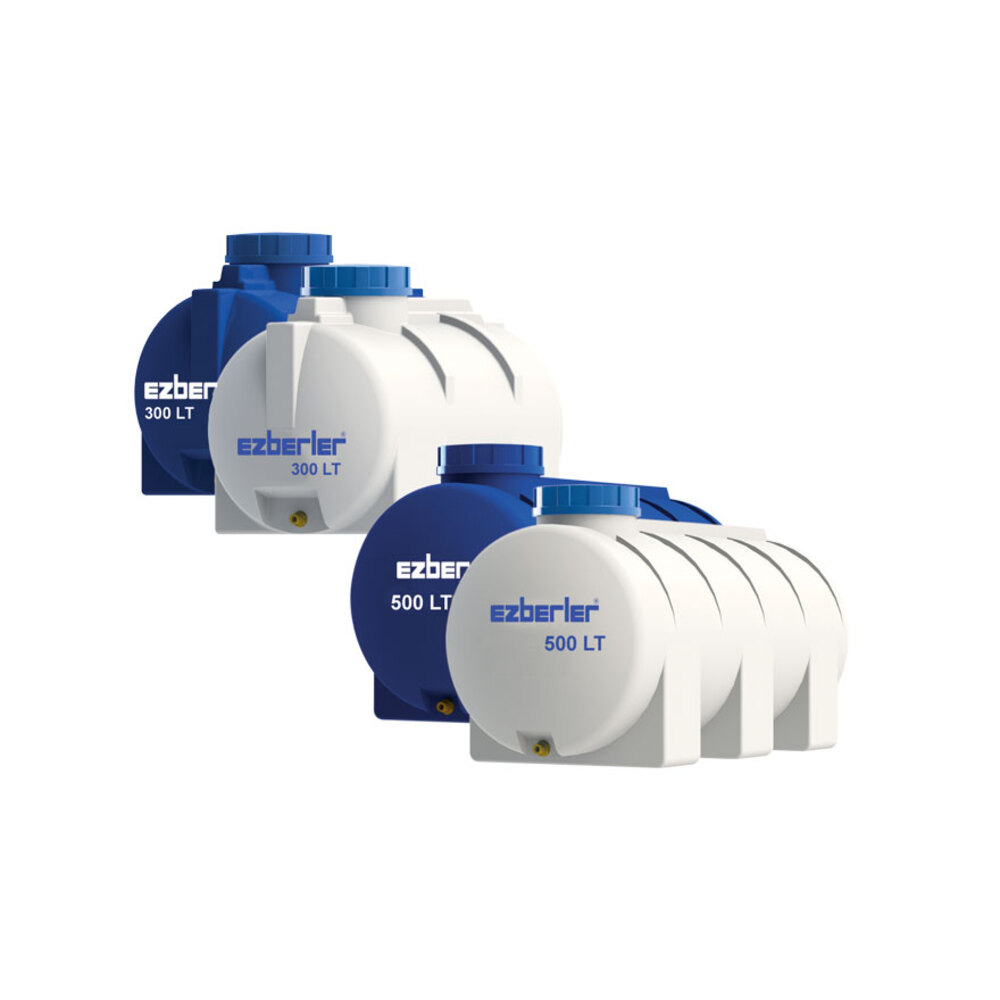 300LT - 500LT Yatay Silindir Su Deposu
